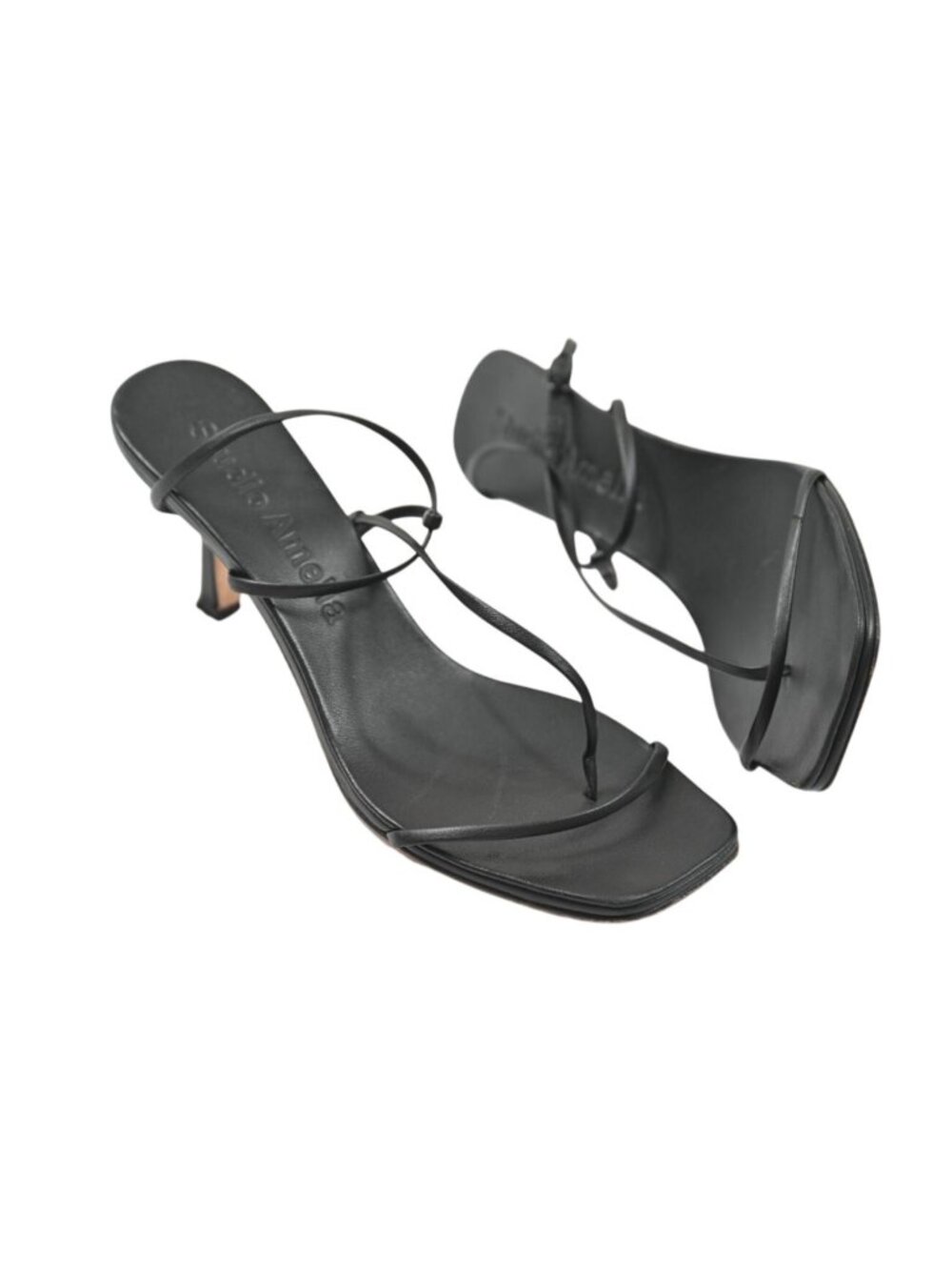 Studio Amelia Cross Front 70 Heel in Black